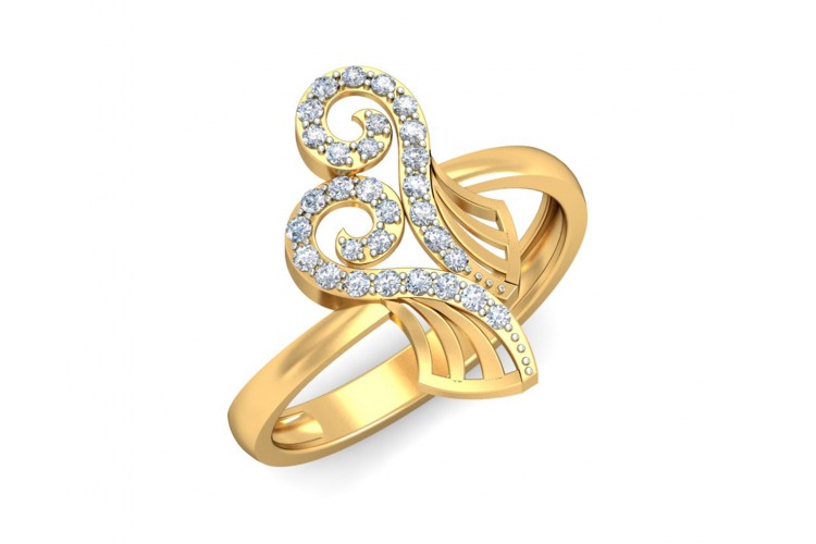 Sana Diamond Ring in 14k Gold